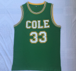 Shaquille O ‘Neal’s green number 33 from Cole High