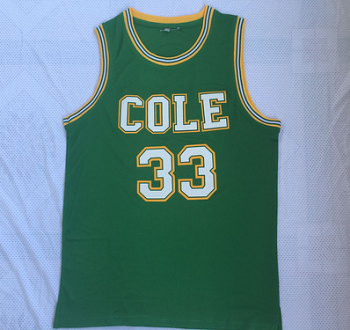 Shaquille O 'Neal's green number 33 from Cole High