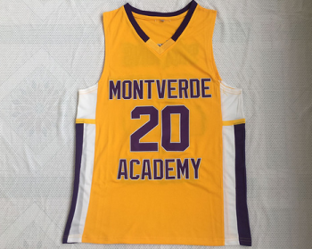 Simmons High School yellow jersey number 20