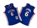Sixers No. 6 Chanelan 76-77 Mitchell throwback jersey - Julius. Irwin