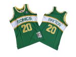 Sonics No. 20 Green 94-95 Mitchell throwback jersey - Gary. Peyton