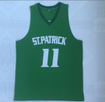 St. Patrick High School Irving green jersey number 11