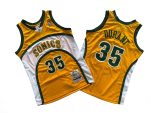 Supersonics No. 35 Yellow 07-08 Mitchell throwback jersey - Kevin. Durante