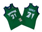 Timberwolves # 21 Green 97-98 Mitchell throwback jersey – Kevin. Garnett