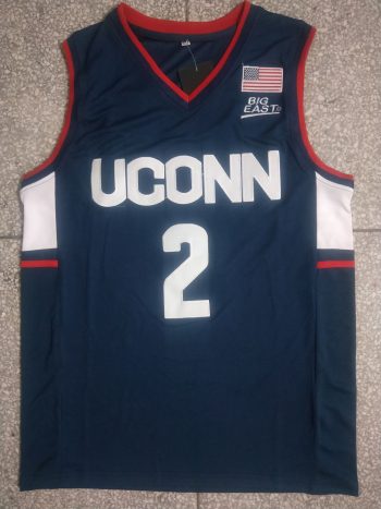 Uconn No. 2 dark blue jersey