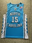 Unc No. 15 light blue collegiate jersey