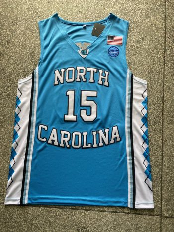 Unc No. 15 light blue collegiate jersey