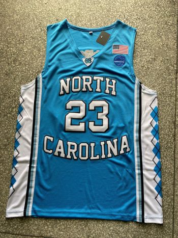 Unc No. 23 light blue collegiate jersey