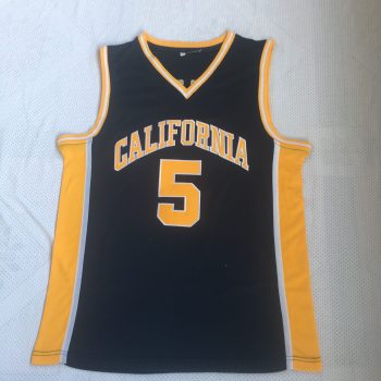 University of California, Berkeley No. 5 Jason Kidd navy embroidered jersey