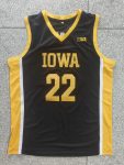 University of Iowa Caitlin Clark # 22 black embroidered jersey