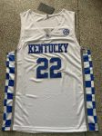 University of Kentucky in Alexandria No. 22 white embroidered jersey