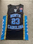 University of North Carolina 23 black collegiate jersey