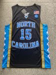 University of North Carolina No. 15 black college jersey