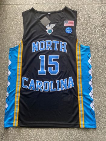 University of North Carolina No. 15 black college jersey