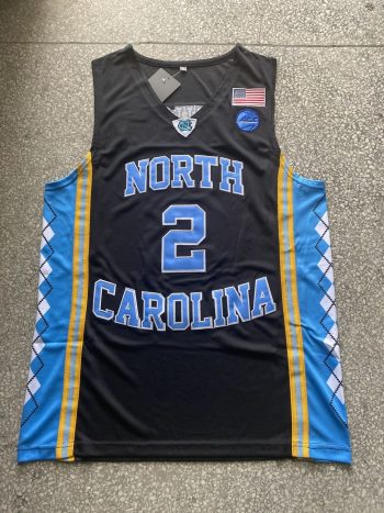 University of North Carolina No. 2 black college jersey