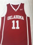 University of Oklahoma No. 11 Trae Young's red embroidered jersey