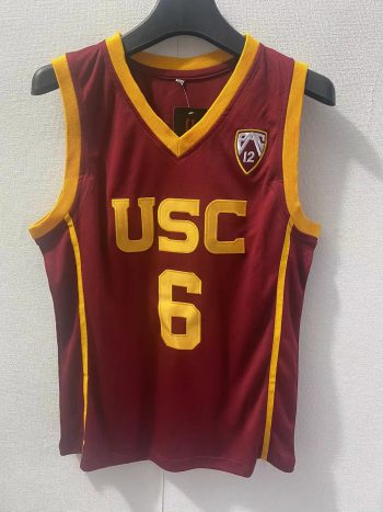 University of Southern California (USC) Brownie No. 6 red embroidered jersey