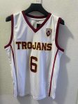 University of Southern California (USC) Brownie No. 6 white embroidered jersey