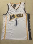 White jersey of the French basketball club Metropolitans 92 (Metropolitans 92) Venbanama