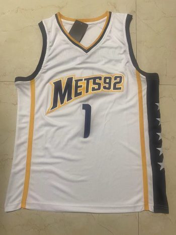 White jersey of the French basketball club Metropolitans 92 (Metropolitans 92) Venbanama