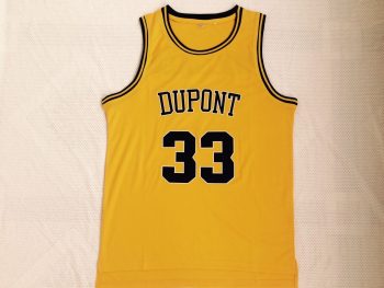 Williams high school yellow embroidered jersey No. 33