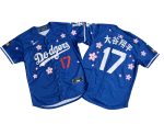 Los Angeles Dodgers Tokyo Series 2025 #17 Shohei Ohtani Nike Blue Home Limited Player Jersey