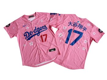 Los Angeles Dodgers Tokyo Series 2025 #17 Shohei Ohtani Nike Pink Home Limited Player Jersey
