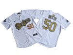 Los Angeles Dodgers Mookie Betts Nike White 2025 Gold Collection Limited Jersey