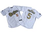Los Angeles Dodgers Freddie Freeman Nike White 2025 Gold Collection Limited Jersey