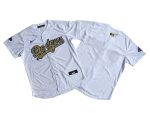 道奇空白号2025新款白色黄金版–Men’s Los Angeles Dodgers Nike White 2025 Gold Collection Limited Jersey