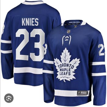 Toronto Maple Leafs 23 KNIES stitched hockey jersey MEN WOMEN YOUTH S-6XL SIZE