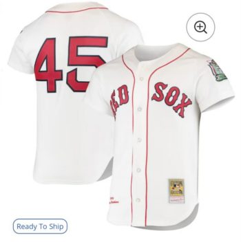 Pedro Martinez Boston Red Sox Mitchell & Ness1999 Cooperstown Collection Home AuthenticJersey - White