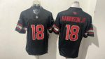 Arizona Cardinals #18 Harrison Jr Black Stitched Jersey