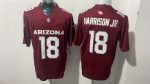 Arizona Cardinals #18 Harrison Jr Maroon Stitched Jersey