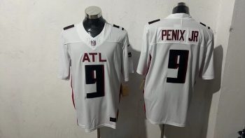 Atlanta Falcons #9 Michael Penix Jr. White Stitched Jersey