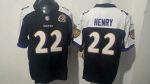 Baltimore Ravens 22 Derrick Henry Black & White Stitched Jersey