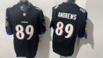 Baltimore Ravens 89 Mark Andrews Black Stitched Jersey
