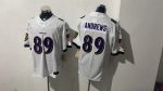 Baltimore Ravens 89 Mark Andrews White Stitched Jersey