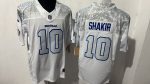 Buffalo Bills #10 Shakir White Stitched Jersey
