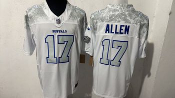 Buffalo Bills #17 Allen White Stitched Jerse