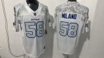 Buffalo Bills #58 Milano White Stitched Jersey