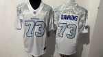 Buffalo Bills #73 Dawkins White Stitched Jersey
