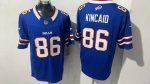 Buffalo Bills #86 Kincaid Blue Stitched Jersey