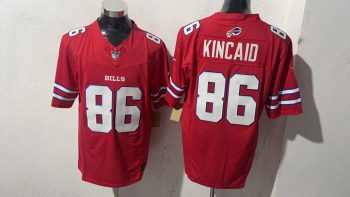 Buffalo Bills #86 Kincaid Red Stitched Jersey