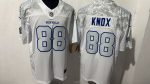 Buffalo Bills #88 Knox White Stitched Jersey