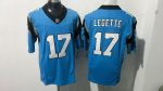 Carolina Panthers #17 Xavier Legette Blue Stitched Jersey