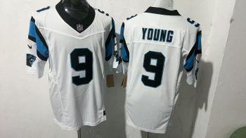 Carolina Panthers #9 Bryce Young White Stitched Jersey