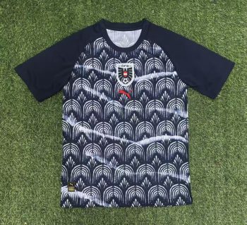 2026 Austria Navy Blue Pattern World Cup soccer jersey customize any name any number
