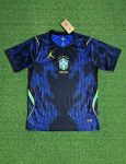 2026 Brazil Dark Blue Pattern World Cup soccer jersey customize any name any number