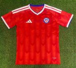 2026 Chile Red with White & Blue Trim World Cup soccer jersey customize any name any number